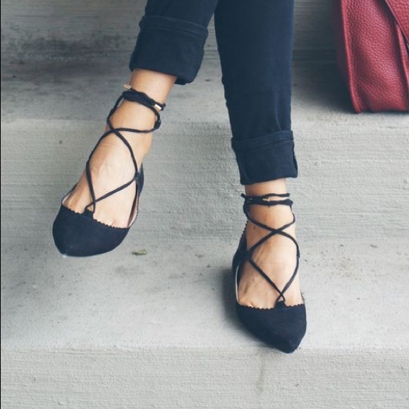 Calvin Klein Shoes - Calvin Klein Lace Up Flats
